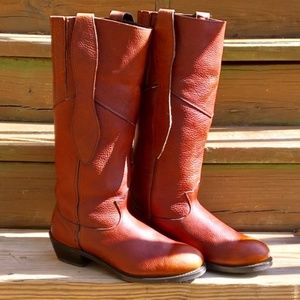 Fort Frontier Civil War Calvary Heavy Leather Country Western Re-enactment Boots